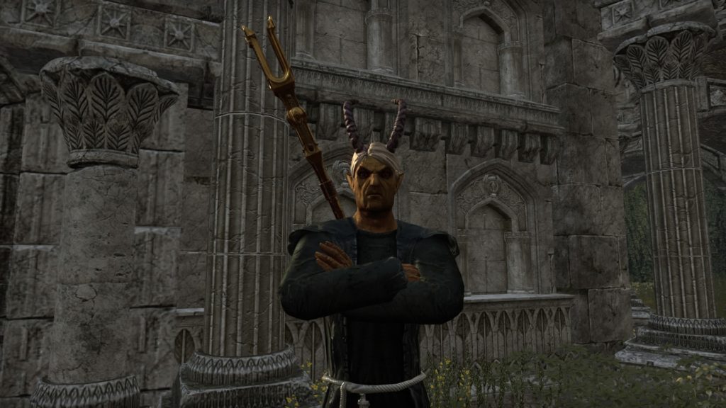 Barbas in human form