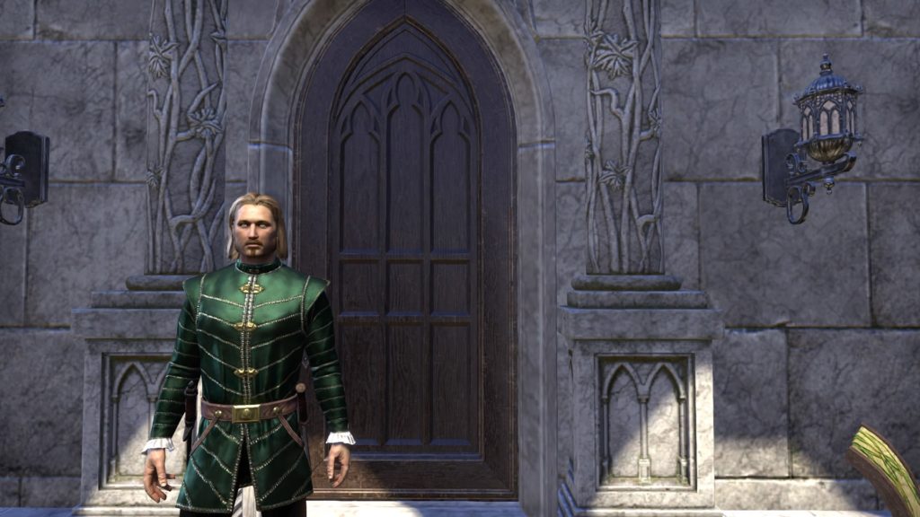 Outside the Kinlady's Residence
